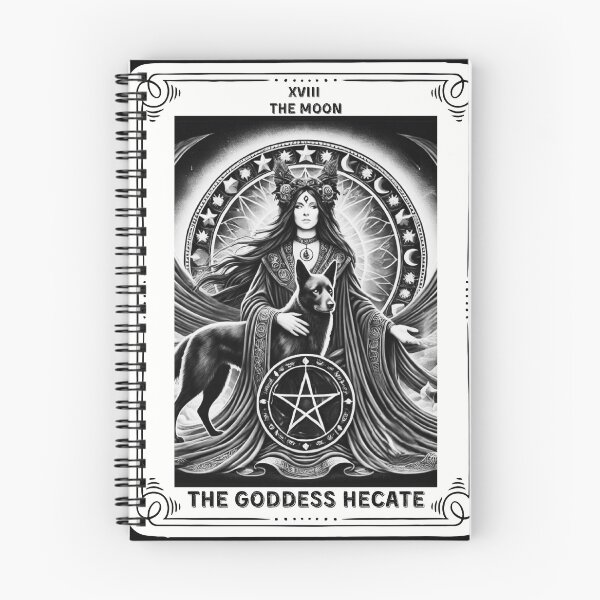Item preview,  The Goddess Hecate tarot card the moon designed and sold by MilkyForest.