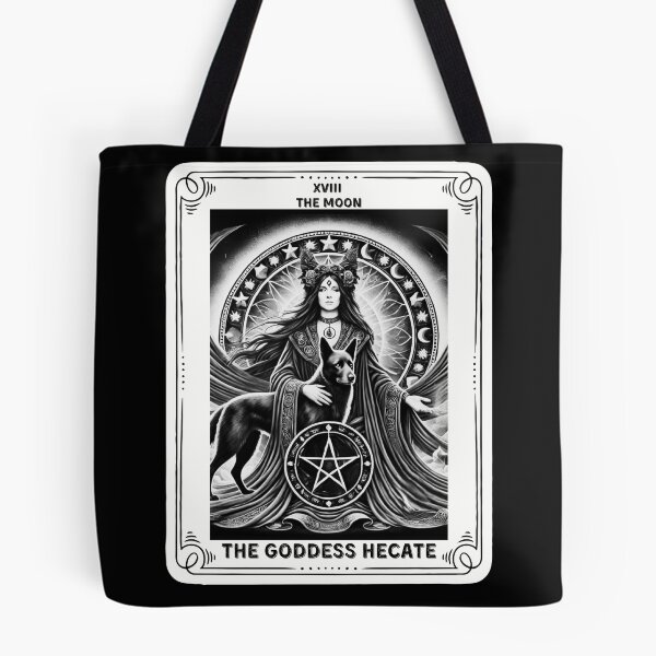 Item preview,  The Goddess Hecate tarot card the moon designed and sold by MilkyForest.