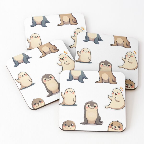 Item preview, Cute Adorable Seals Group designed and sold by kjp-design.