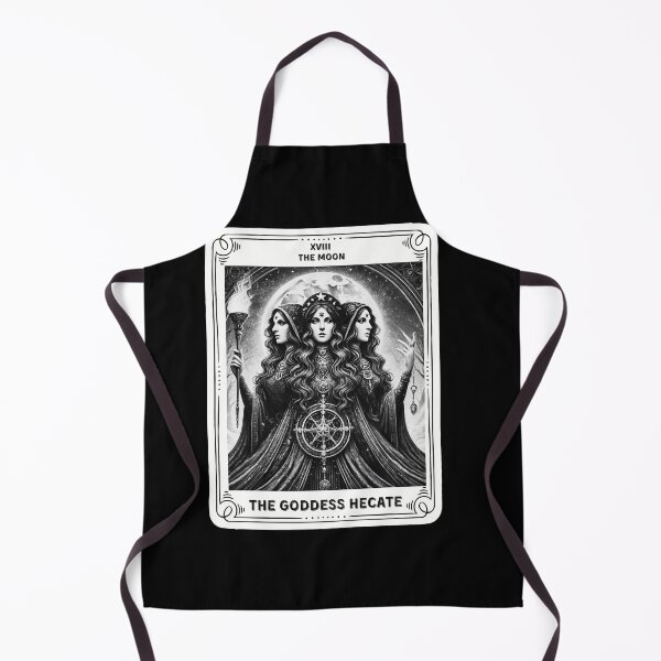 Item preview, The Goddess Hecate tarot card the moon designed and sold by MilkyForest.