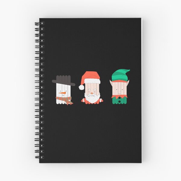 Item preview, Popsicle Stick Christmas Characters - Fun Holiday Art designed and sold by Inanimatus.