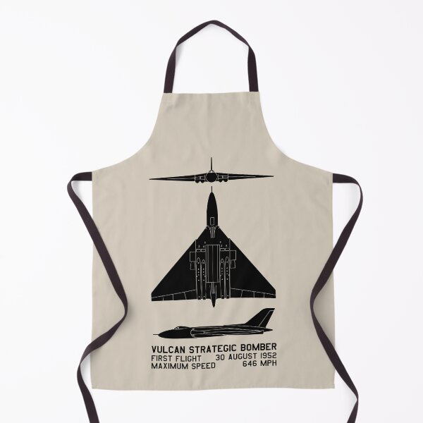 Item preview, Vulcan Strategic Bomber Plane Silhouettes Infographic designed and sold by MilitaryMart.