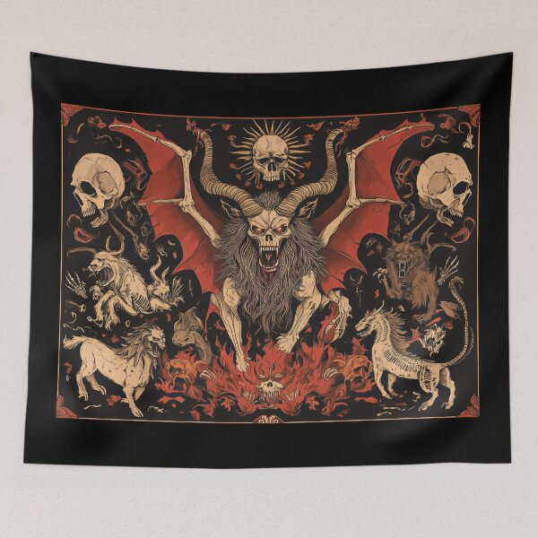 Item preview, The Demon’s Hellish Court designed and sold by LonesomeKnight.