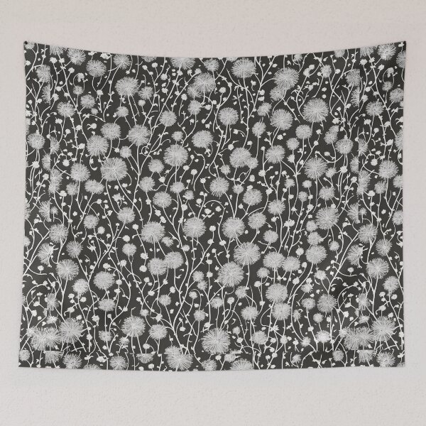 Item preview, Black and White Dandelion Pattern designed and sold by Fab-Haven.