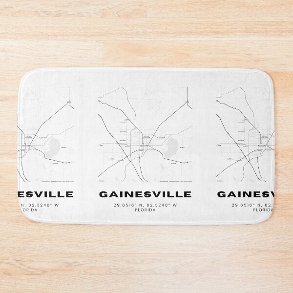 Item preview, Minimalist Gainesville Map Art - Florida City Coordinates Design designed and sold by RM-Journey.