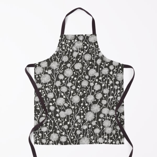 Item preview, Black and White Dandelion Pattern designed and sold by Fab-Haven.