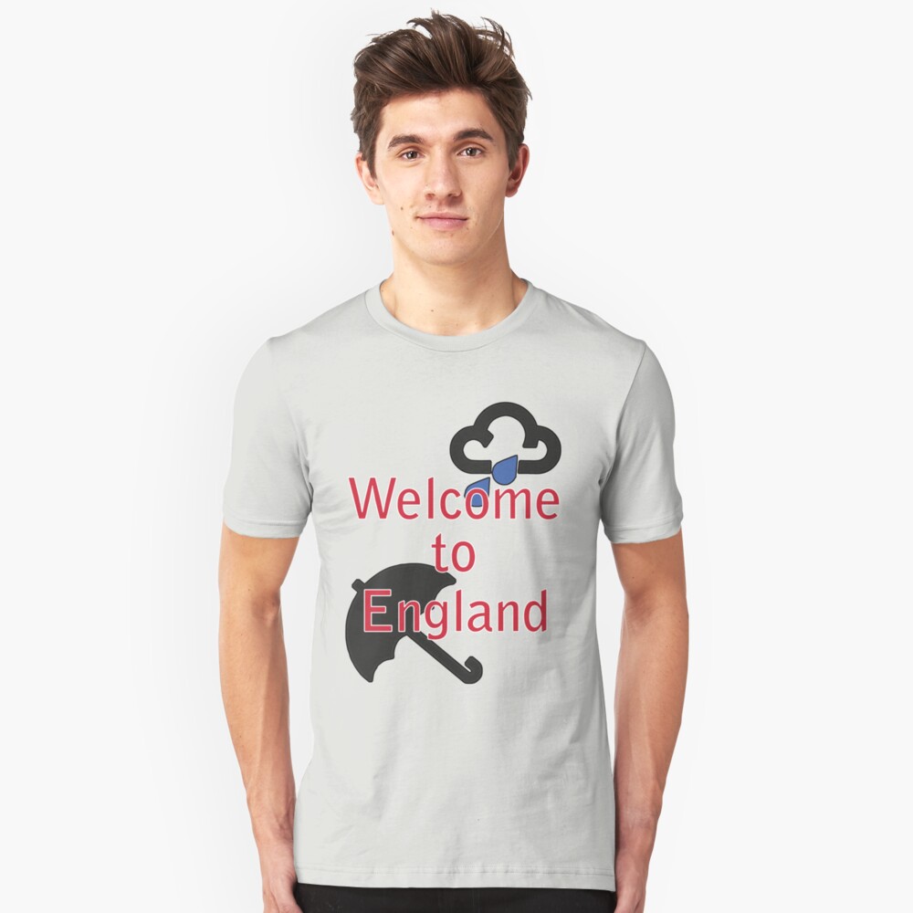 Welcome to England! Slim Fit T-Shirt