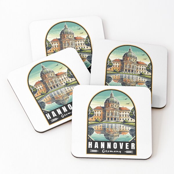 Item preview, Retro Hannover Lower Saxony in Germany Art Travel Landscape designed and sold by MaateoDesign.