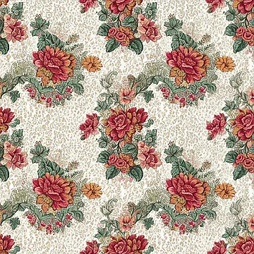 Artwork thumbnail, Retro Roses by MeikoDesign