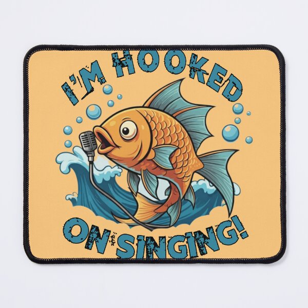 Item preview, I’m Hooked on Singing - Funny Singing Fish designed and sold by CoolEnthusias.