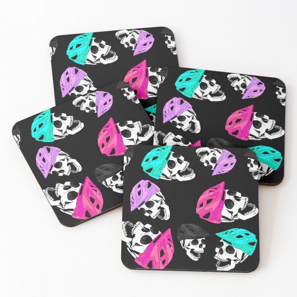 Item preview, Bike Helmet Skull Pattern designed and sold by Bluezorel.