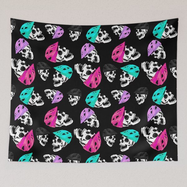 Item preview, Bike Helmet Skull Pattern designed and sold by Bluezorel.