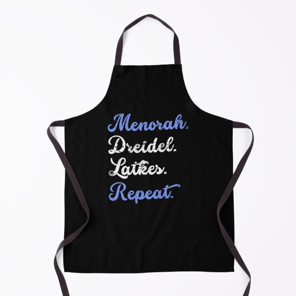 Item preview, Funny Hanukkah Menorah Dreidel Latkes Repeat Chanukah designed and sold by TKsTees.