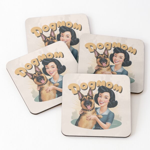 Item preview, Dogmom German Shepherd Doglover Retro Dog  designed and sold by OliviiaBee.