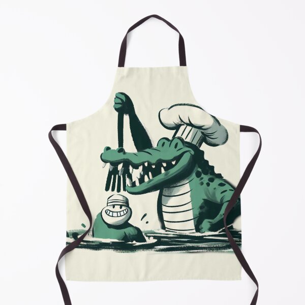 Item preview, Gourmet Gator: Chef with a Giant Fork designed and sold by Slick-Waffles.