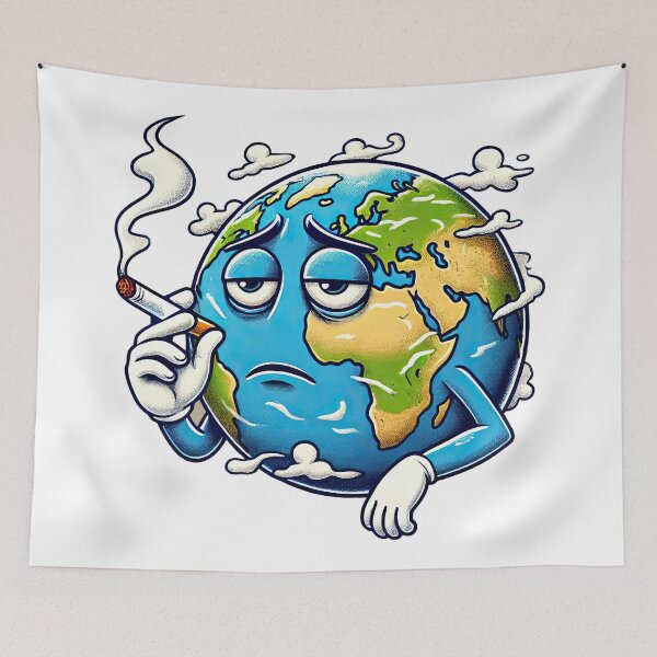 Item preview, Smoking Earth designed and sold by digital-savant.