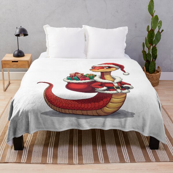 Item preview, snake christmas designed and sold by Krasnovaovaova.