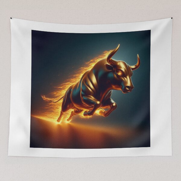 Item preview, Wall Street Stock Market Charging Bull designed and sold by LeStudioSHB.