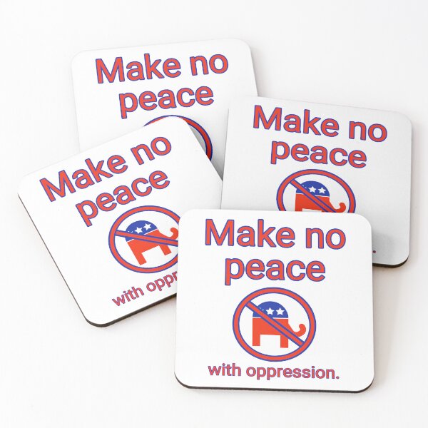 Item preview, Make no peace with oppression  designed and sold by Rachel the Artist .