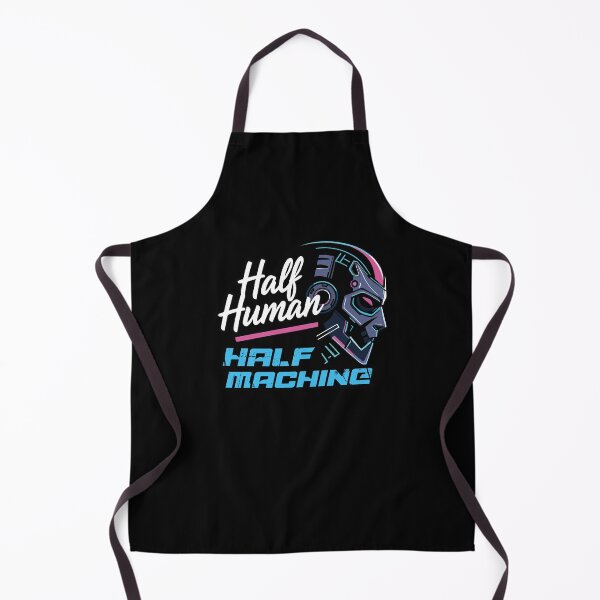 Item preview, Half Human Half Machine designed and sold by BestRebel.