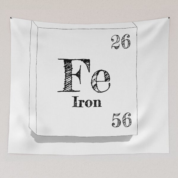 Item preview, Iron - periodic table tile designed and sold by justNickoli.