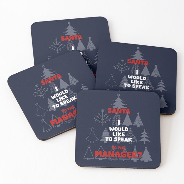 Item preview, SANTA, I WOULD LIKE TO SPEAK TO THE MANAGER?, Unique designed and sold by villacreativa.