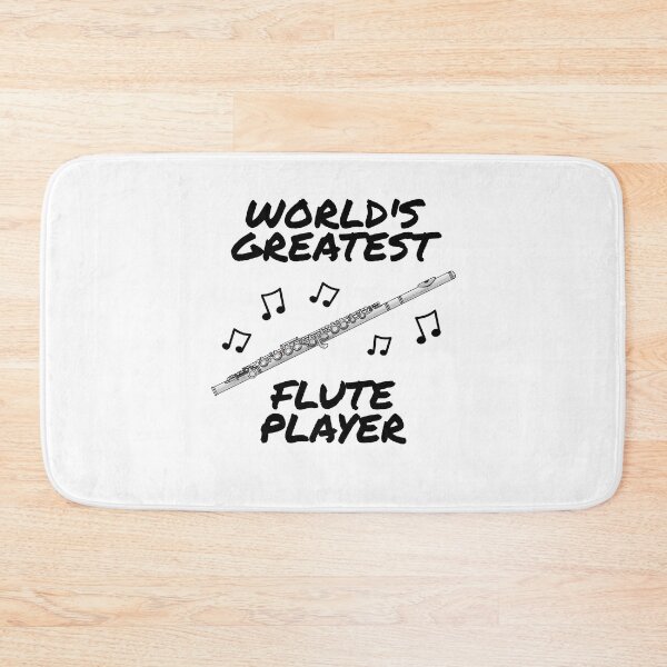 Item preview, World's Greatest Flute Player, Flutist Woodwind Musician designed and sold by doodlerob.