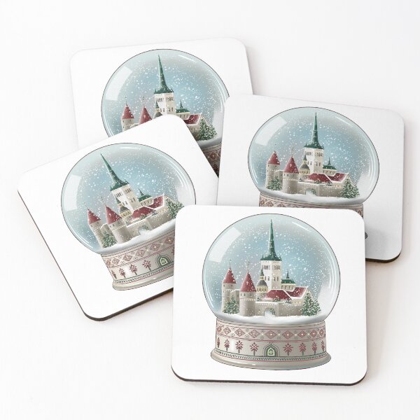 Item preview, Snow Globe Winter | Magic City | Festive Mood designed and sold by OndeArt.