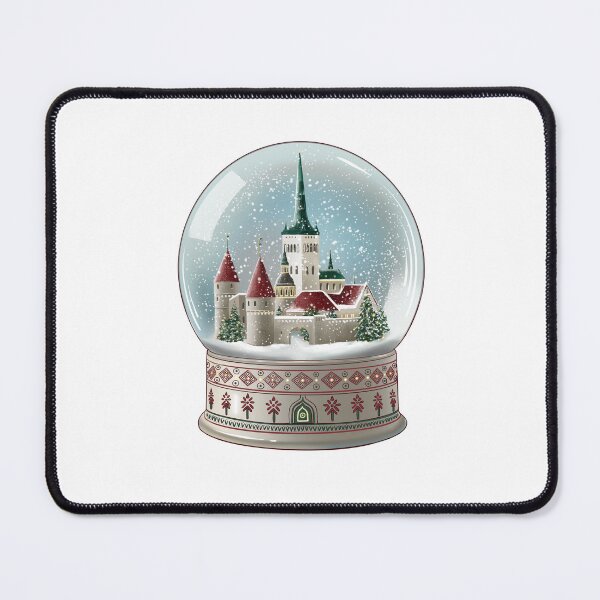 Item preview, Snow Globe Winter | Magic City | Festive Mood designed and sold by OndeArt.