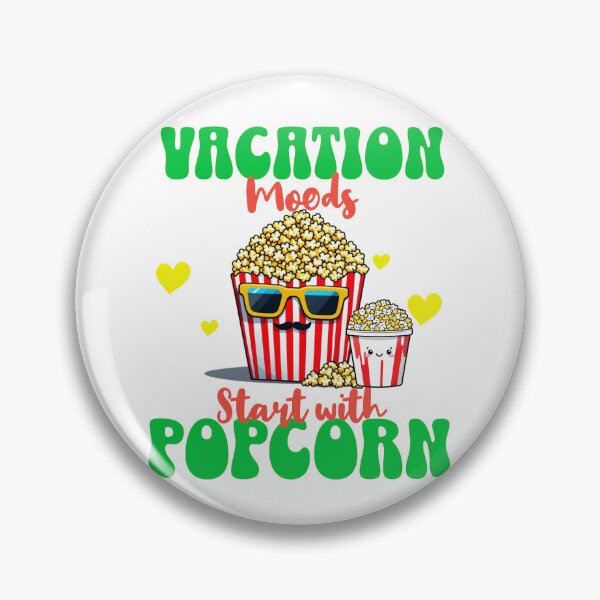 Item preview, Best holiday gift for vacation and popcorn lovers designed and sold by PrintSparkDesigns.