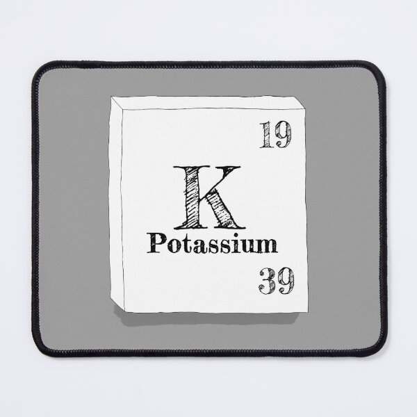 Item preview, Potassium - periodic table tile designed and sold by justNickoli.