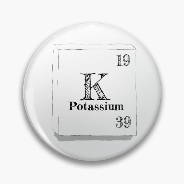 Item preview, Potassium - periodic table tile designed and sold by justNickoli.