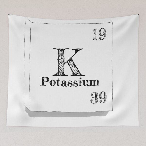 Item preview, Potassium - periodic table tile designed and sold by justNickoli.