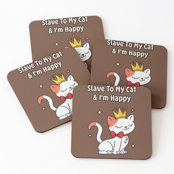 Item preview, Slave To My Cat, & I'm Happy designed and sold by Boggy62.