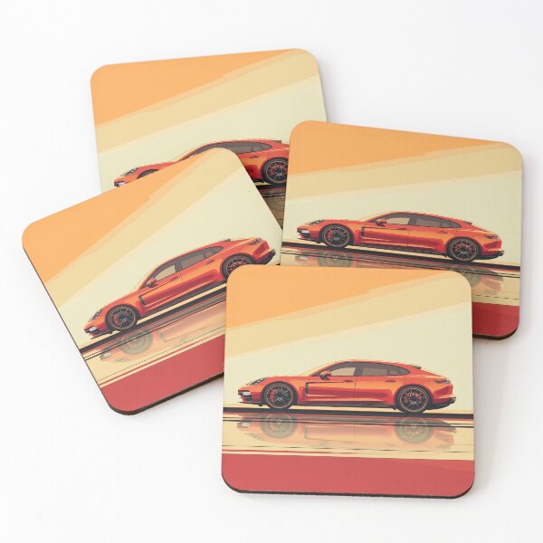 Item preview, Porsche Panamera Sport Turismo Risograph Print designed and sold by blackdogshop.