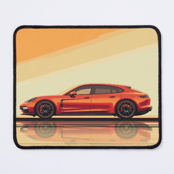 Item preview, Porsche Panamera Sport Turismo Risograph Print designed and sold by blackdogshop.
