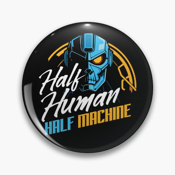 Item preview, Half Human Half Machine designed and sold by BestRebel.
