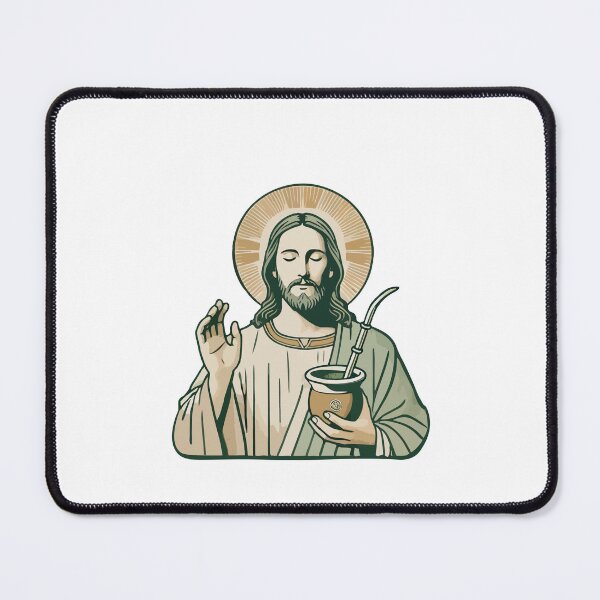 Item preview, Jesus with Yerba Mate designed and sold by Domiska.