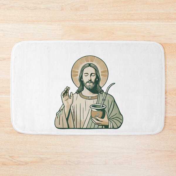 Item preview, Jesus with Yerba Mate designed and sold by Domiska.