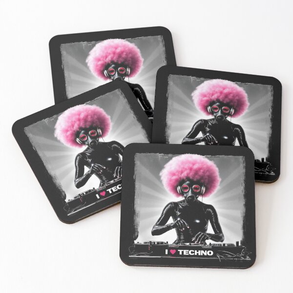 Item preview, I Love Techno - Techno Music DJ designed and sold by Urban-Alien.