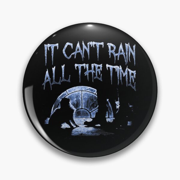 Item preview, Can't Rain All The Time Ice Blue designed and sold by Happy-Llama-Art.