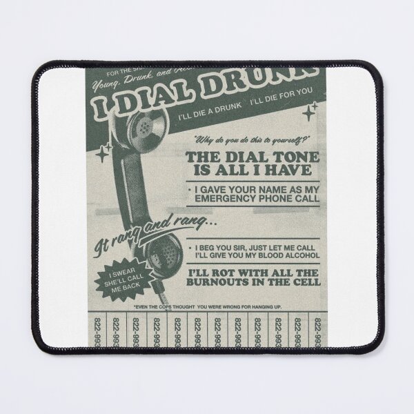 Item preview, Dial drunk designed and sold by Amanda Dietrich.