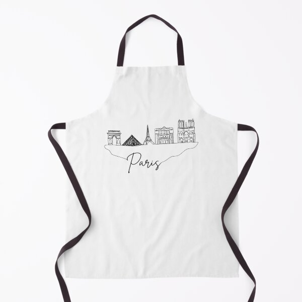 Item preview, Paris City Silhouette Skyline Line Art designed and sold by Magnolia Valley Art.