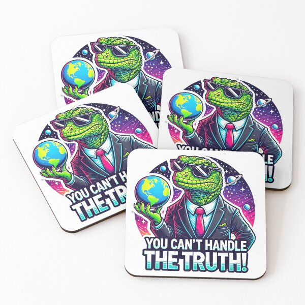 Item preview, Reptilian Conspiracy Artwork | Alien Lizard People Design designed and sold by supersanko.