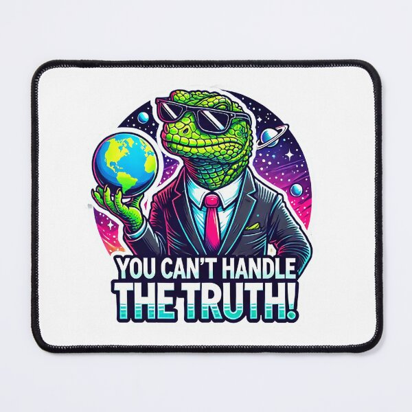 Item preview, Reptilian Conspiracy Artwork | Alien Lizard People Design designed and sold by supersanko.