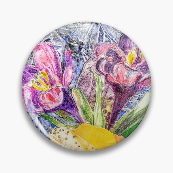 Item preview, Lavender Crocus Blooms designed and sold by Laura King  Fine Arts.