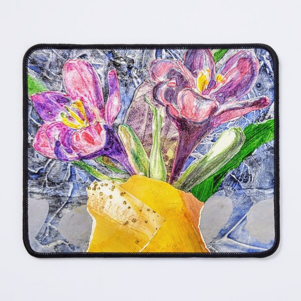 Item preview, Lavender Crocus Blooms designed and sold by Laura King Fine Arts.