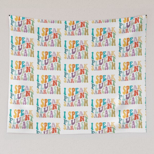 Item preview, I Speak Fluent Sarcasm designed and sold by the-craft-shop.