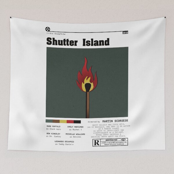 Item preview, Shutter Island Minimalist Movie Poster designed and sold by Hasan Can Guler.