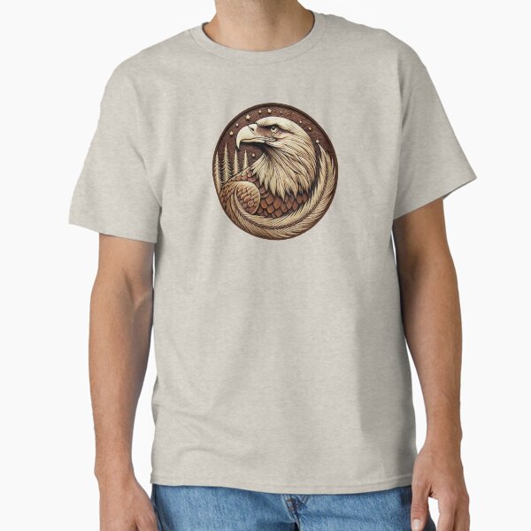 Bald Eagle, totemic design Classic T-Shirt